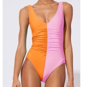 Solid and Striped NWT swimsuit. Size M. Lucia Butterluxe